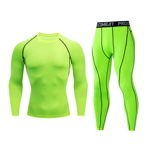 Men's compression set(long-sleeve)